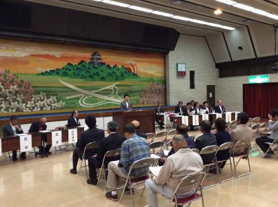 東部商店街振興組合総会の様子