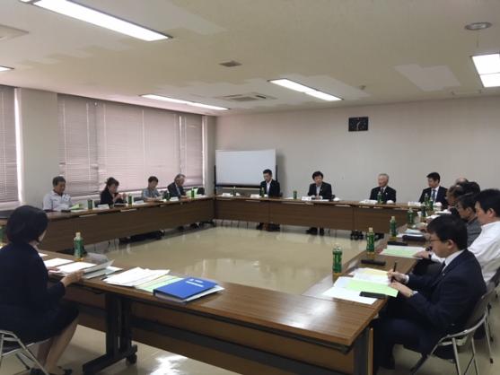 小牧市防犯協会連合会常任理事会の様子