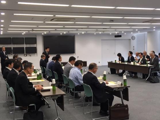 木曽川左岸庄内川流域下水道、五条川左岸処理区協議会総会の様子