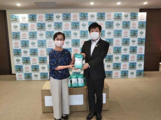 株式会社ARCS様よりマスク受贈