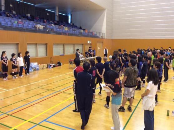 小牧市インディアカ協会 記念大会の様子