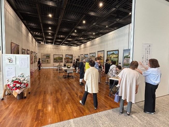 9月22日パッチワーク展示会1