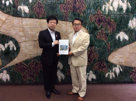 国営総合農地防災事業「新濃尾（二期）地区」の促進に関する提案の様子