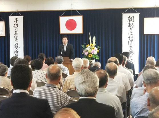 6日 平和祈念朝起会の様子