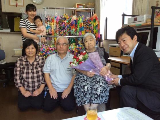 高齢者訪問の様子