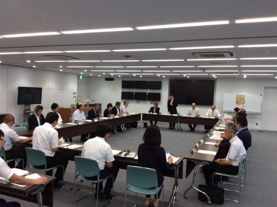 小牧市民まつり実行委員会役員会の様子