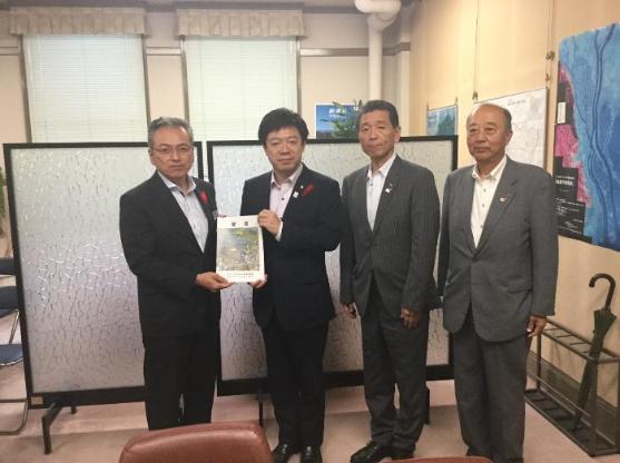 中江川改修促進協議会愛知県要望活動の様子