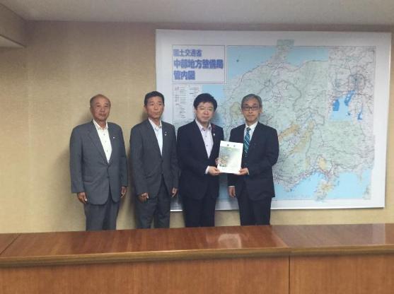 中江川改修促進協議会中部地方整備局要望活動