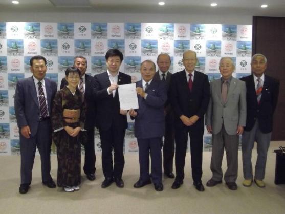 市老人クラブ連合会からの要望の様子