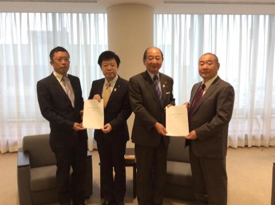私立幼稚園PTA連合協議会・私立幼稚園連合協議会 予算要望の様子