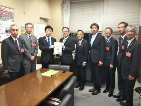 名濃バイパス要望活動長橋道路局次長