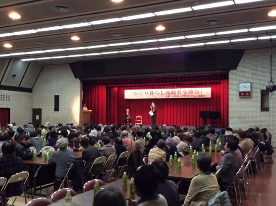 ひとり暮らし高齢者交流会（小牧・北里地区）の様子