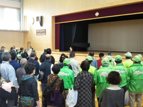 24日 小牧小学校区防災訓練