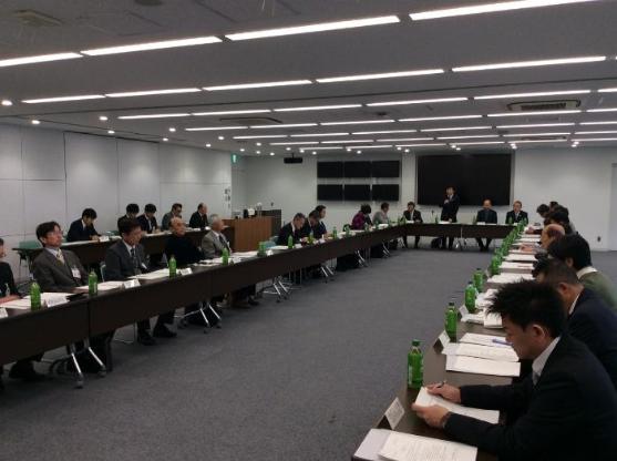 小牧市防災会議の様子