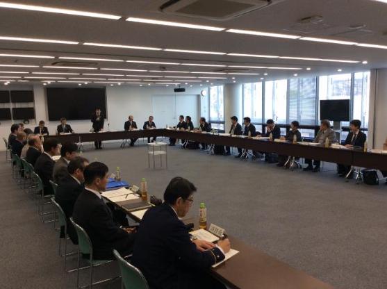 小牧市防災会議の様子