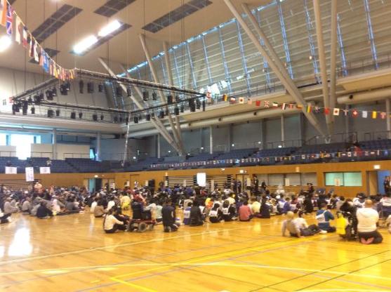 小牧市障がい者（児）スポーツレクリエーションのつどいの様子