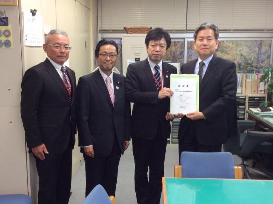 下水道事業要望活動（国土交通省）の様子