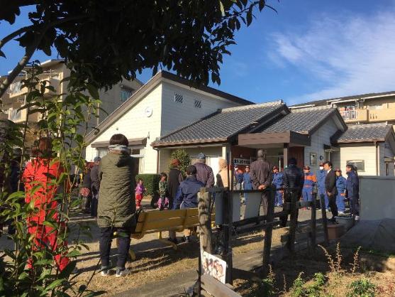 北外山県住区防災訓練の様子