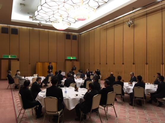 小牧商工会議所役員懇親会の様子