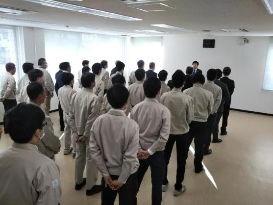 27日 上下水道部仕事納め式