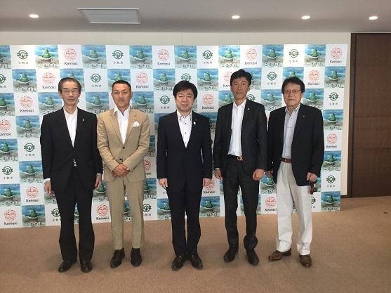 小牧ライオンズクラブ新役員表敬訪問の様子の写真