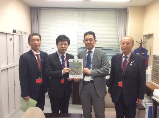 中江川改修促進協議会要望活動（国土交通省）の様子