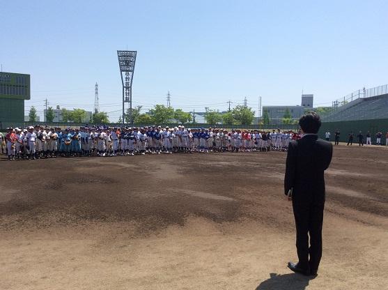 全国少年少女野球教室の様子
