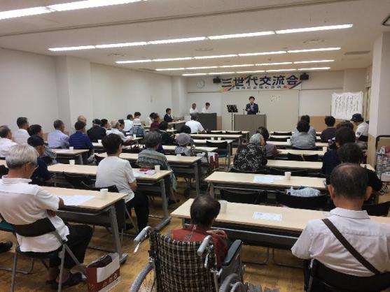 東町区敬老会の様子