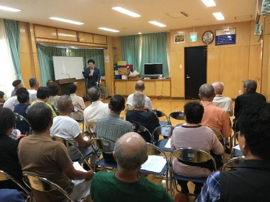 小牧原北区敬老会の様子