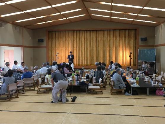 野口区敬老会の様子