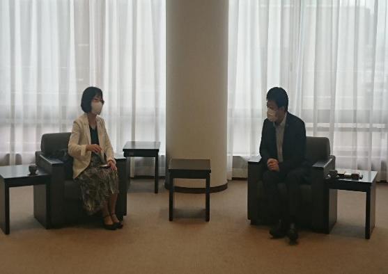 7日 愛知県青山副知事 訪問