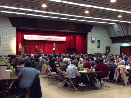 ひとり暮らし高齢者交流会（味岡・篠岡）の様子
