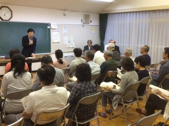 大城小学校区地域協議会設立総会の様子の写真