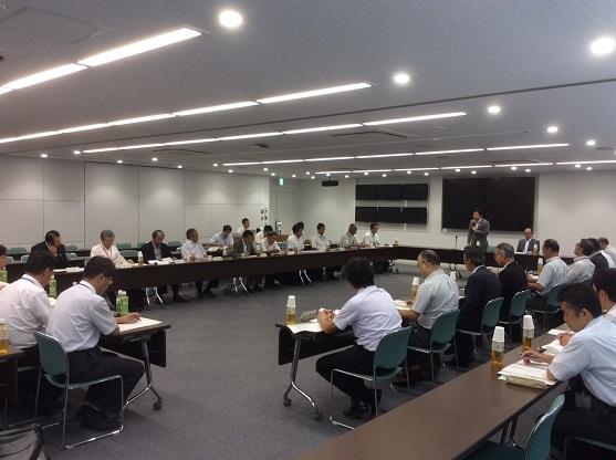 国道41号名濃バイパス事業調整会議の様子の写真
