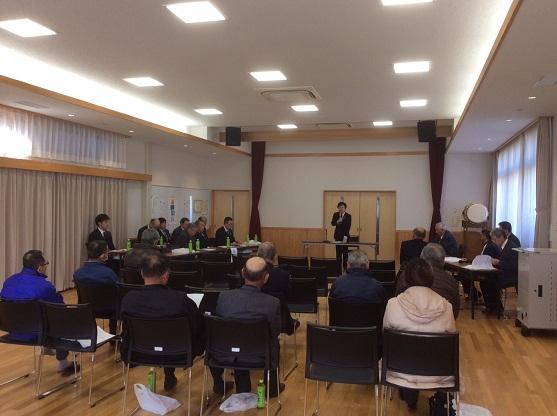 野口第1工区総会の様子の写真