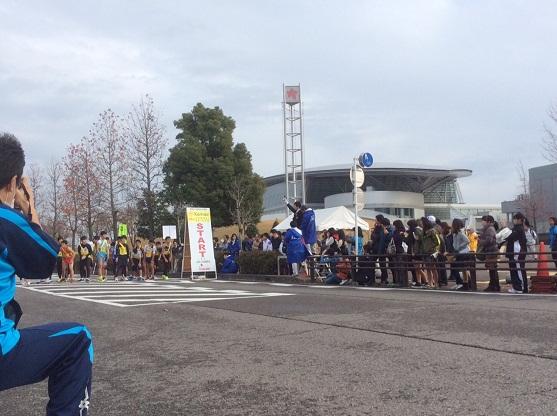 小牧市民駅伝競走大会の様子の写真