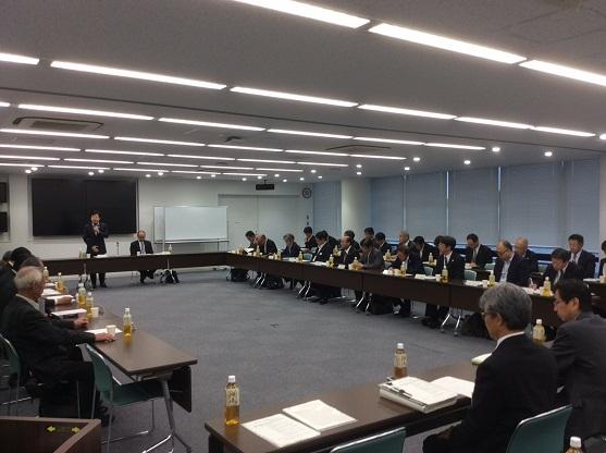 名濃バイパス事業調整会議の様子の写真