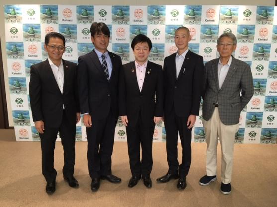 小牧ライオンズクラブ表敬訪問の様子