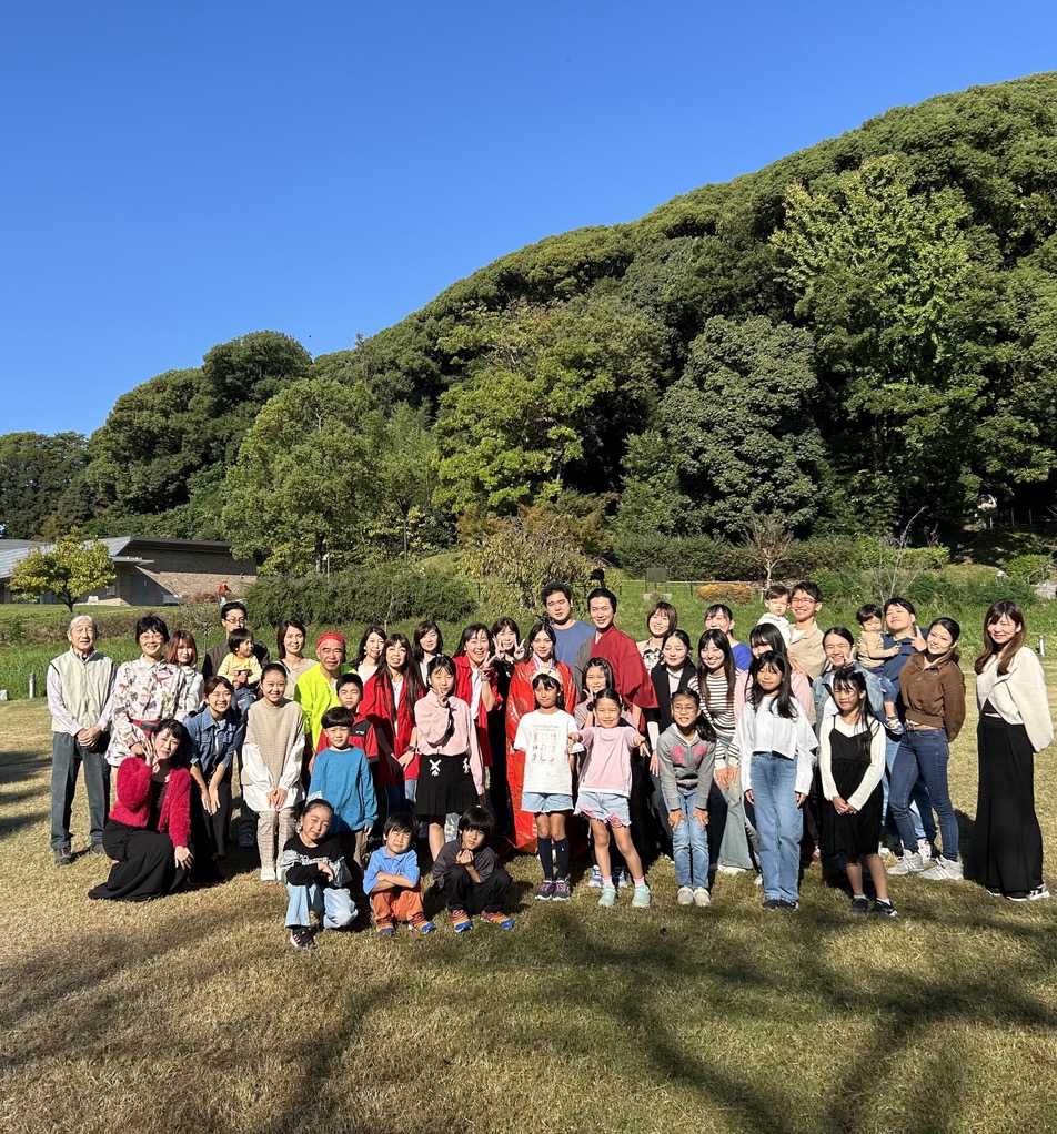 史跡小牧山公園での撮影集合写真