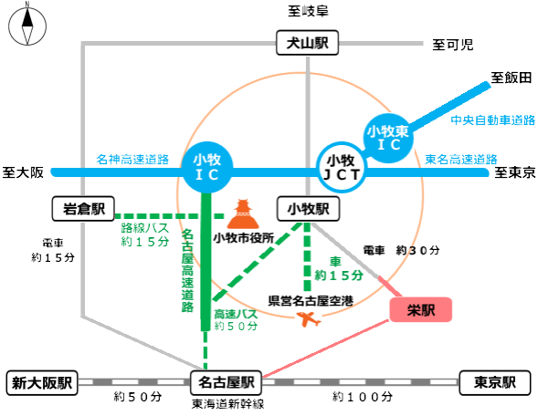 アクセスマップ