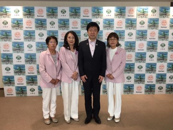 さくらライオンズクラブ表敬訪問の様子