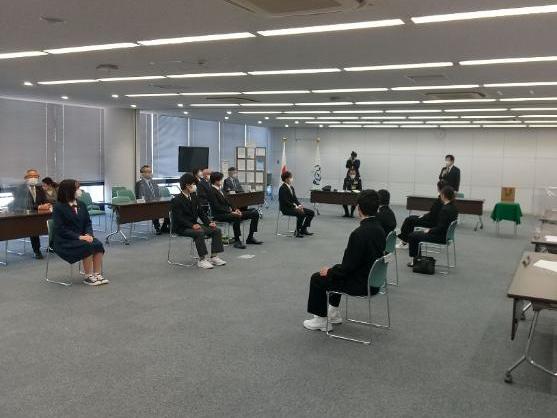 15日 自衛隊入隊予定者激励会