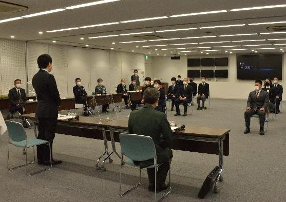 19日 自衛隊入隊入校予定者激励会