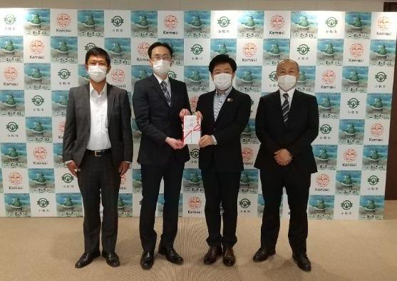 6日  日本ガイシ寄附目録贈呈式(小牧市環境基金)
