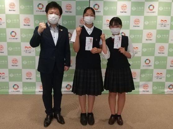 29日 誉高校ゴルフ部 全国大会出場による表敬訪問