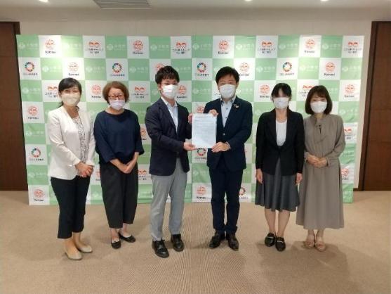 26日 愛知県私学助成連盟小牧支部 表敬訪問