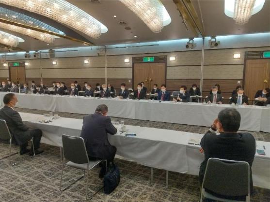 23日 自民党愛知県支部連合会役員及び愛知県連所属国会議員と愛知県市長会との意見交換会