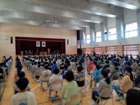 8日 小牧南小学校竣工式