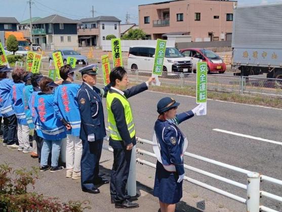 12日 春の全国交通安全運動及び安全なまちづくり県民運動