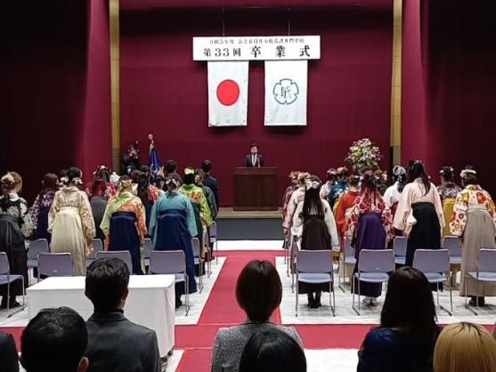 6日 春日井・小牧看護専門学校卒業式
